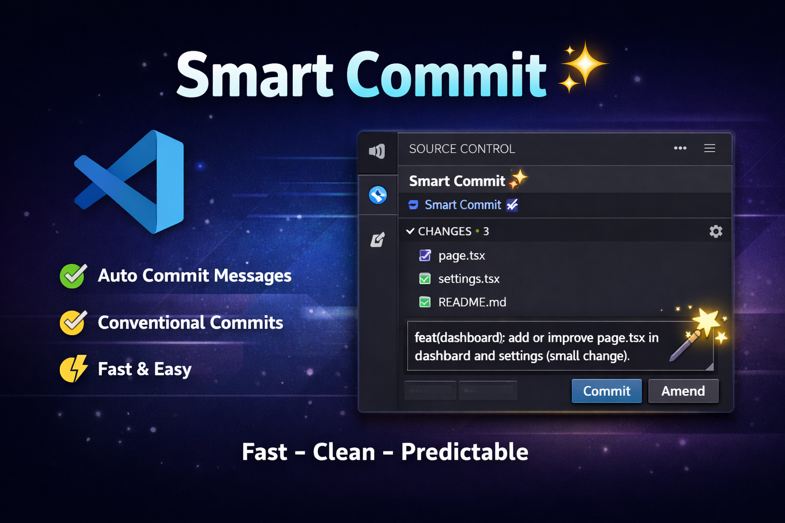 Smart Git Commit Messages